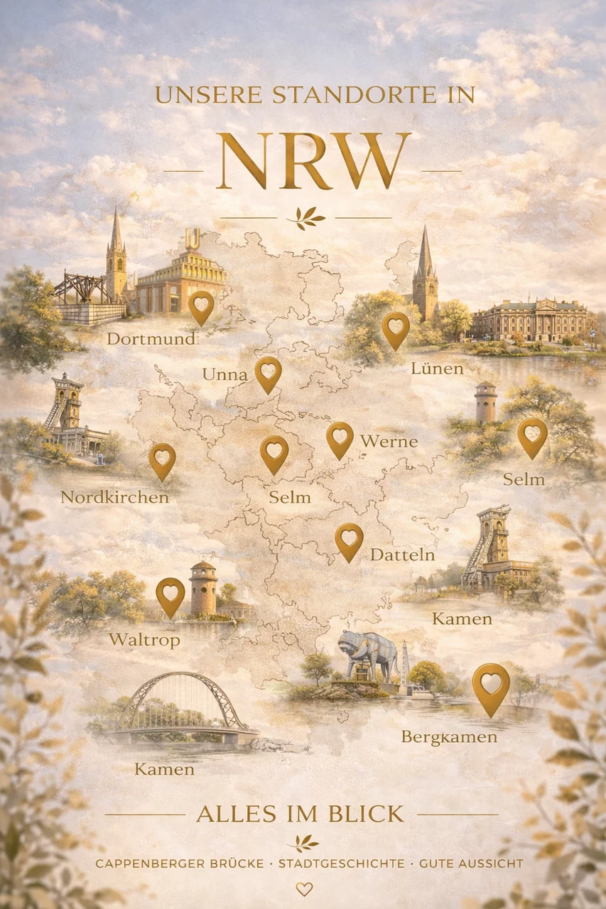 Unsere Stadtorte in NRW im Überblick